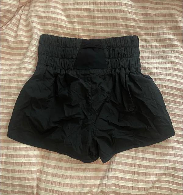 Free People Movement High-Waisted Shorts Black - Image 2