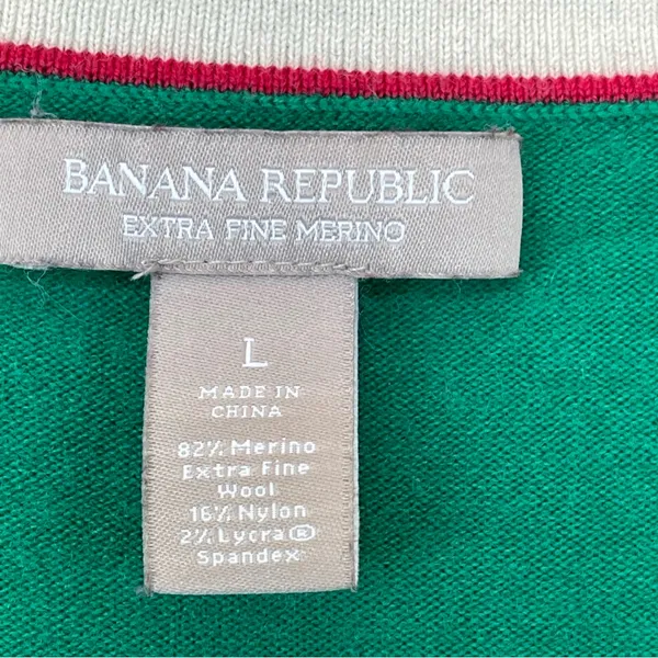 Banana Republic Extra Fine merino Sweater SZ L - Image 6