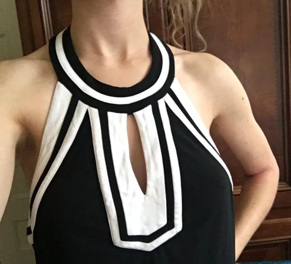 60’s Inspired Halter Mini Dress Size M - Image 5