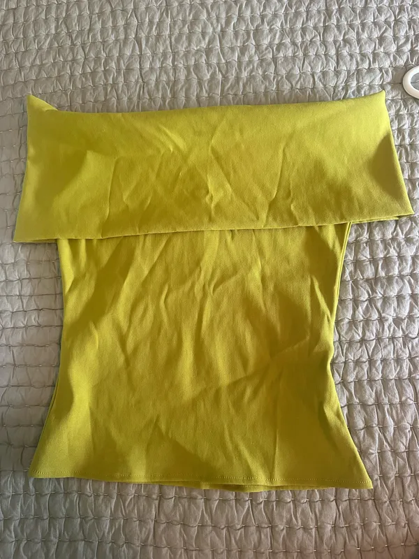 Zara green off the shoulder skirt set  - Image 2
