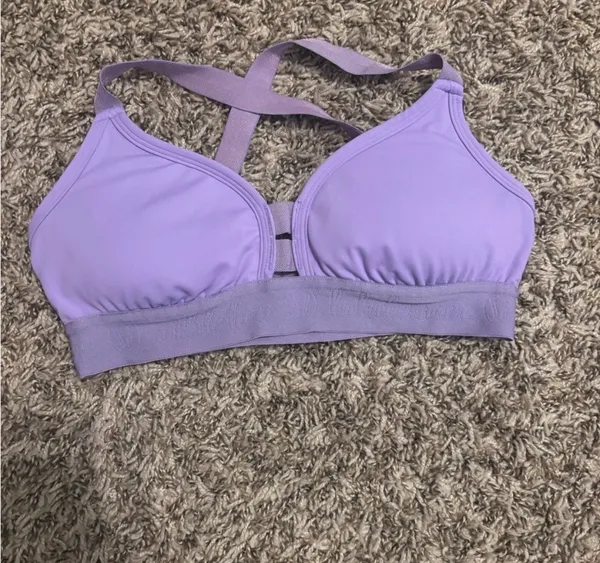 Bundle of 2 Lululemon Sports Bras Size 0 (Blue & Purple) - Image 3