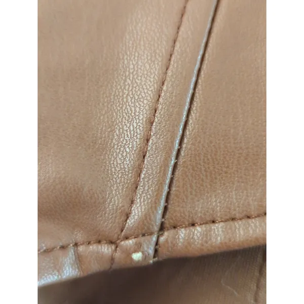 Zara Brown Corset Faux Leather Bustier Tube Chic‎ Women's Small Coastal Cowgirl - Image 7