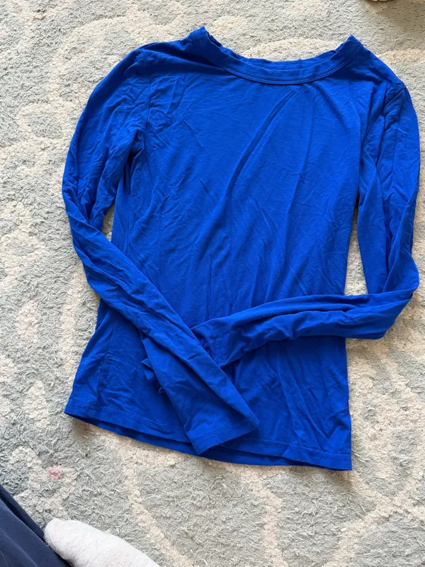 blue long sleeve - Image 2