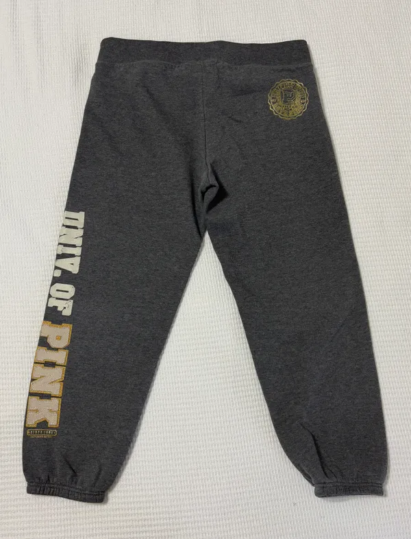 PINK Victoria’s Secret Gray Joggers - Image 2