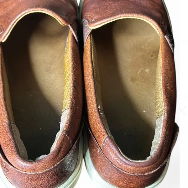Frye Ivy Brown Leather Slip On Casual Comfort Shoes Womens Size 7M 3471274-COG - Image 5