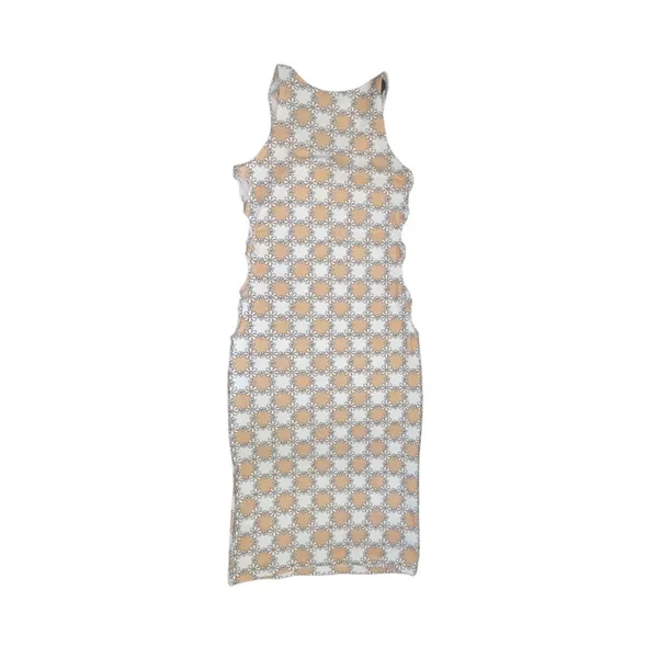 Frankie’s Bikinis Sterling Terry Daisy Midi Fish Eye Cutout Dress XS NWT Beachy - Image 2