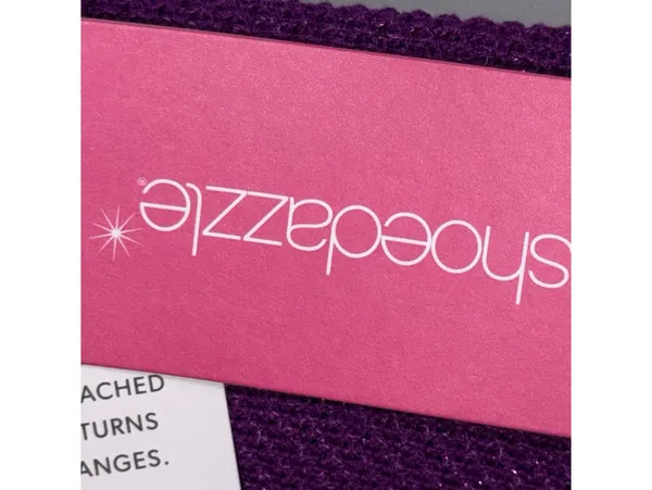 Shoedazzle Purple Metallic Maxi Skirt M NWT - Image 6