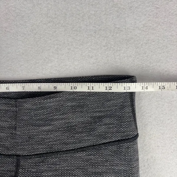 Lululemon Wunder Under Pant Women's 6 Coco Pique Black Low Rise Athleisure Yoga - Image 4