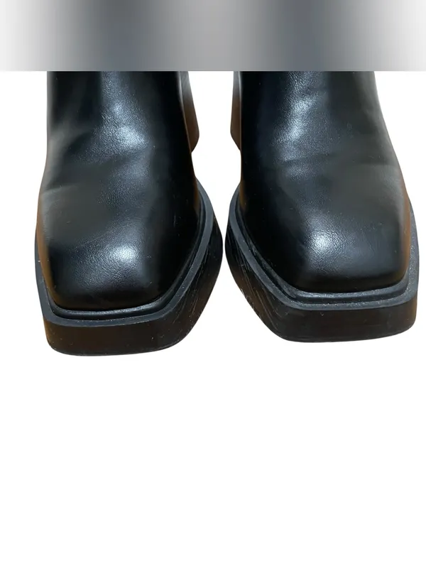 Chinese Laundry Adriel Black Gold Buckle Platform Ankle Boots Women Size 7.5 - Image 6