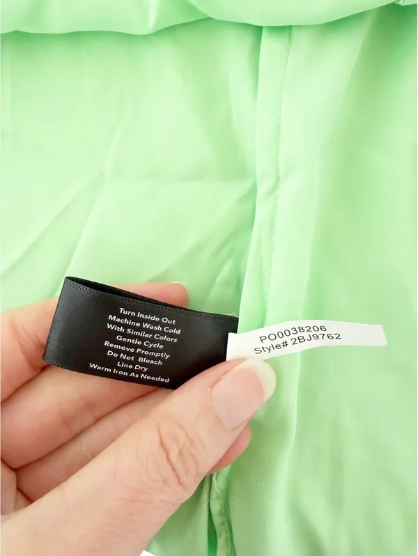 Boston Proper Nikki V Neck Charmeuse Blouse Bright Green Size 2 Colorful Summer - Image 7