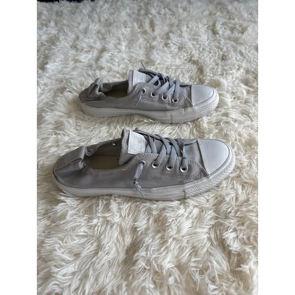 Converse Chuck Taylor All Star Shoreline Gray Slip-On Low Top Sneakers Women's 7 - Image 2