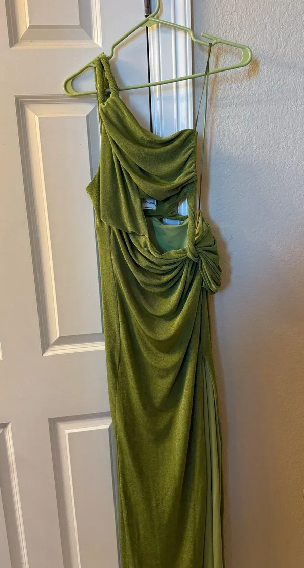 Selfie Leslie Green Maxi Dress kiah - Image 3