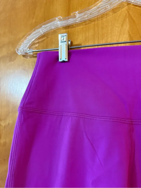 Savvi Fit Dancer Leggings Fuchsia Colorful Athleisure Yoga Walk Womens NWT Large - Image 2