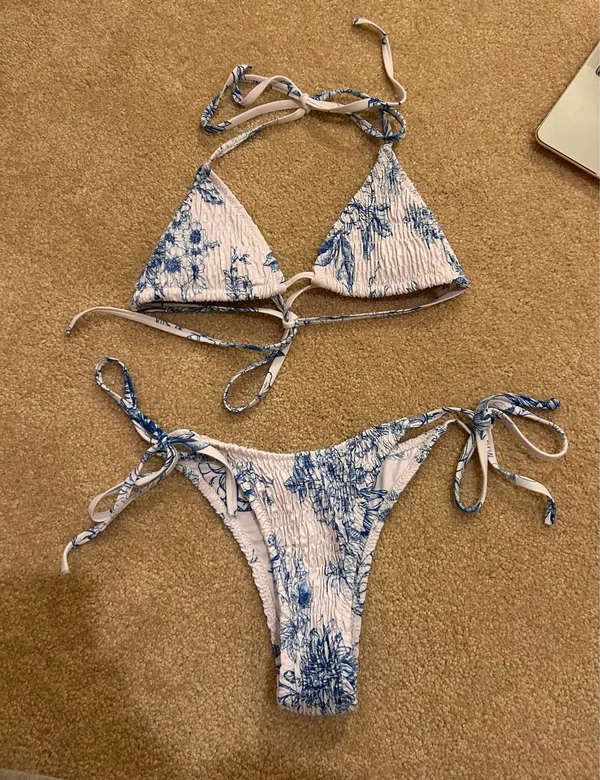Amazon Swimsuit SET Blue - Image 3
