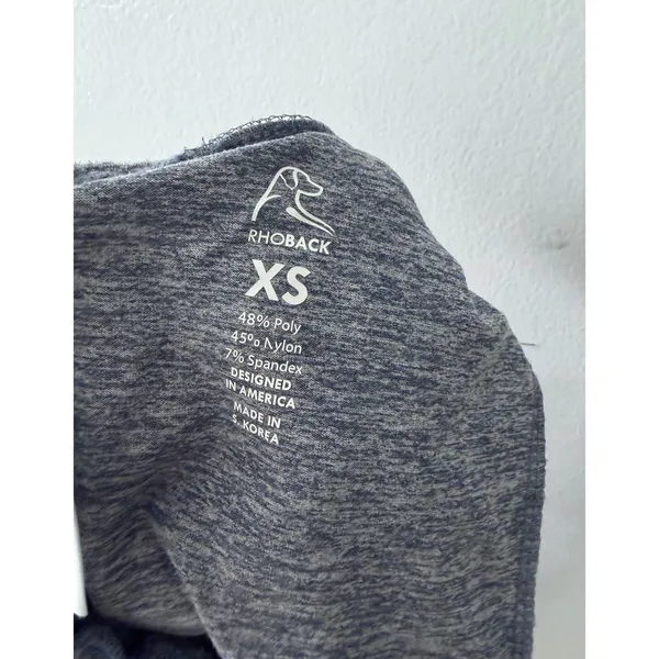 RHOBACK Tempo Performance Jogger Heather Steel Grey VSoft Pants Womens XS - Image 5