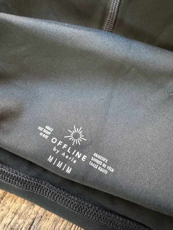 Aerie Black OFFLINE biker shorts - Image 3