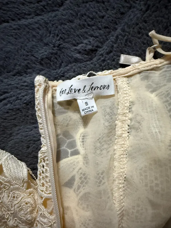 For Love & Lemons Dress Lace Mini - Image 3