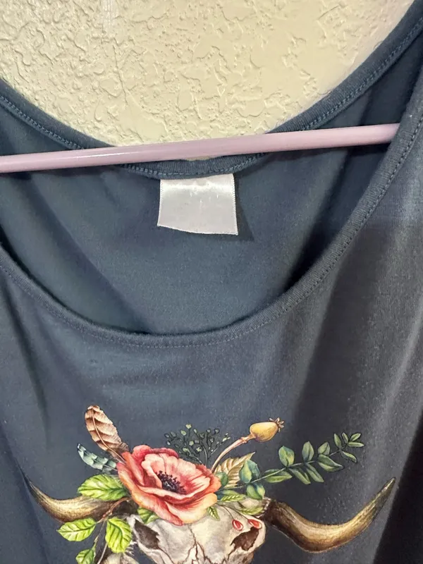 Women’s Medium Tank Top Blue - Image 4