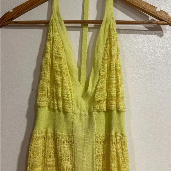 Victoria's Secret knit dress in bright yellow NWOT - Image 3
