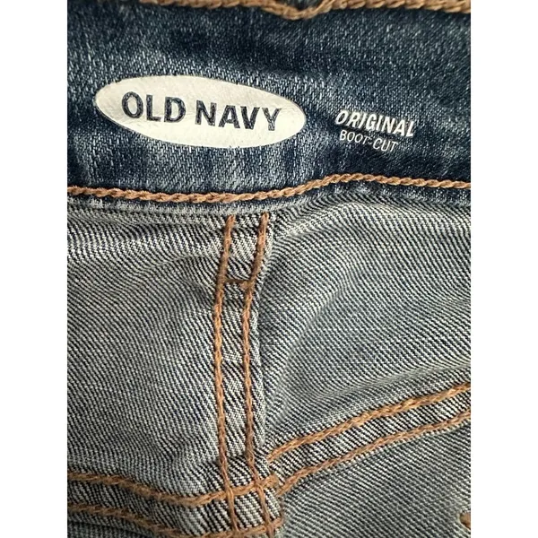 Old Navy Original Bootcut Jeans Medium Wash Blue‎ Denim Women's Size 18 Stretch - Image 4