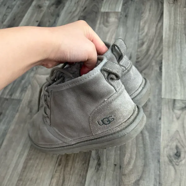 UGG Neumel Seal Gray Suede fur boots - Image 3