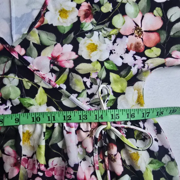 ASOS Maternity NWT Floral Faux‎ Wrap Midi Dress Long Sleeve Size 2 - Image 9