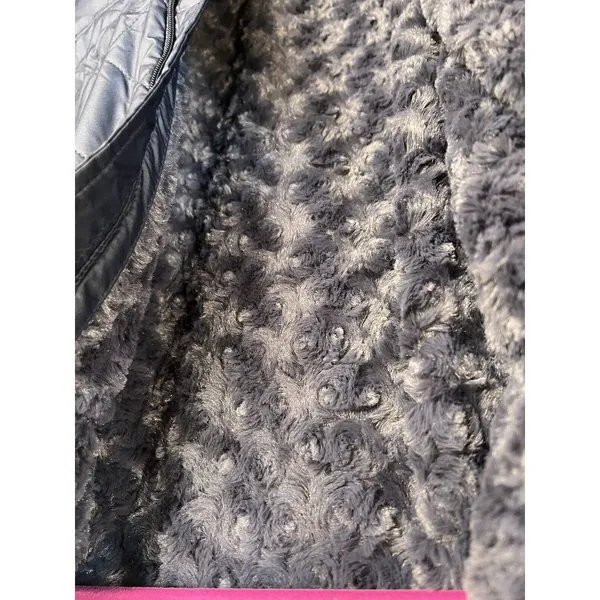 NWTS Women's Columbia Copper Crest Quilted Novelty Jacket Small Black Fleece‎ - Image 5