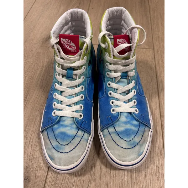 Vans Sk8-Hi SpongeBob SquarePants Tie Dye High Top Sneakers Womens 7 Mens 5.5 - Image 2