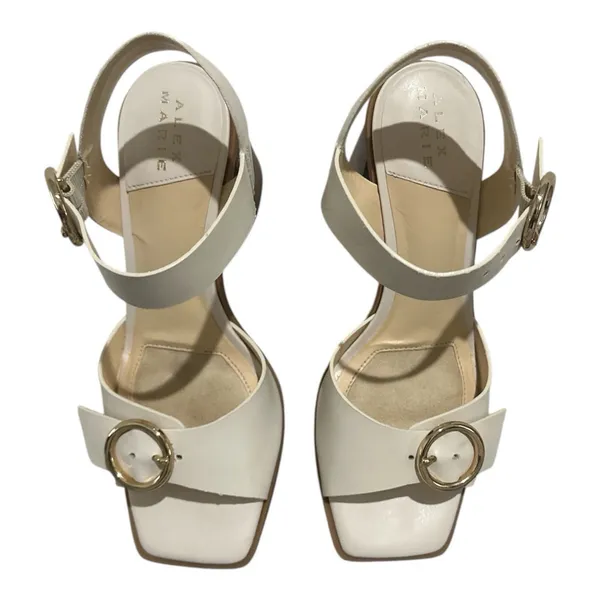 Alex Marie Quinna Cream Block Heel Sandal.Size 6 - Image 2