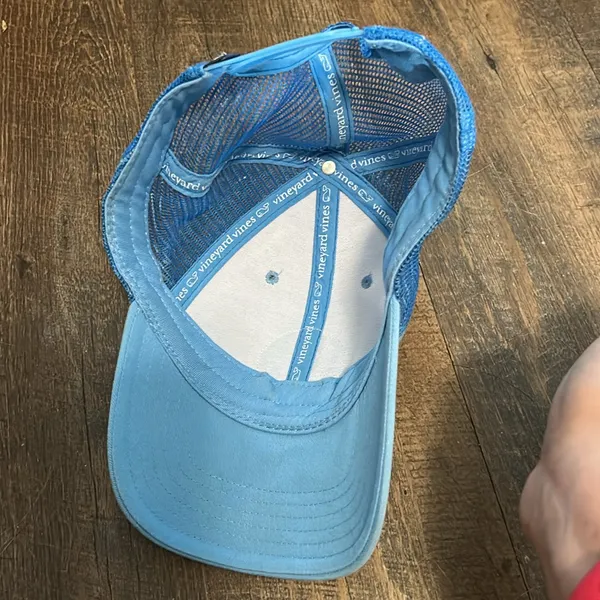 Vineyard Vines Blue Embroidered Whale‎ Logo Cap Hat Strap back Unisex - Image 5