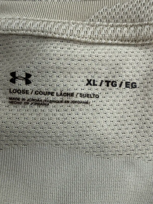 Under Armour Men’s Performance T-Shirt in Tan - Image 4