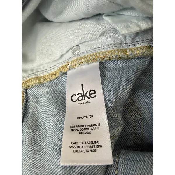 NEW Cake The Label Womens Barrel Jeans Baggy Wide Leg 31 X 30 - Image 13