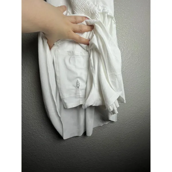 Free People Movement Smockin Hot Dress White Size M NWOT $128 retail - Image 6