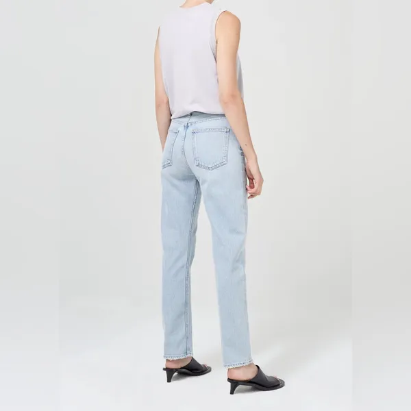 AGOLDE 100% Organic Cotton Mia Jeans in Scene - Image 2