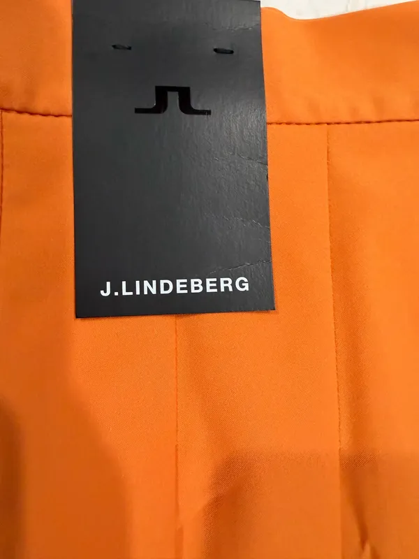 J lindeberg orange pleated skirt Size M - Image 2