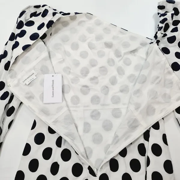Lovers and Friends Andy Mini Dress in Black & White XS - Image 8