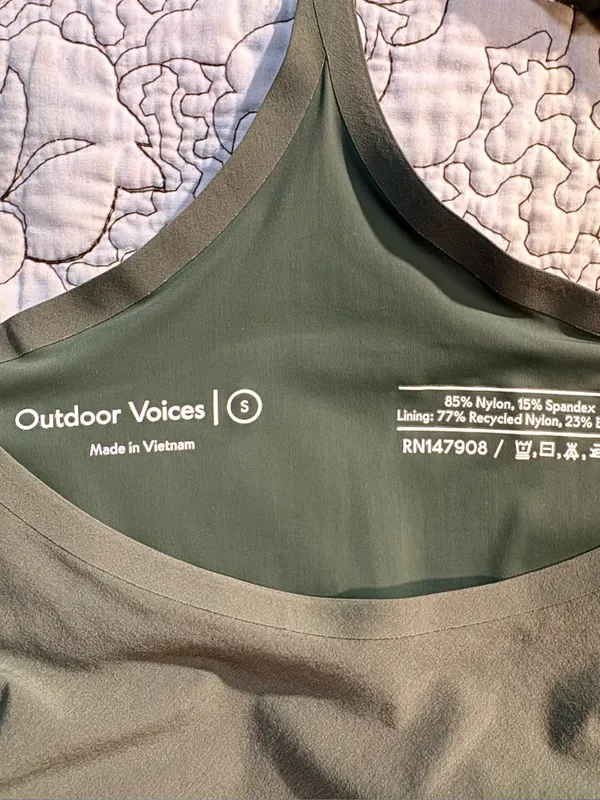 💥 Outdoor Voices The Exercise Dress Evergreen Built In Shorts Women’s S 🧡 - Image 10