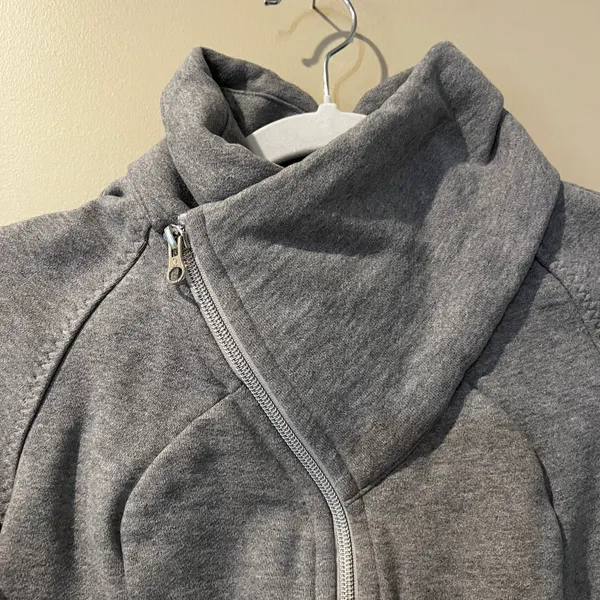 cozy Cuddle Up Jacket Women’s 4 Grey Full Zip - Image 2