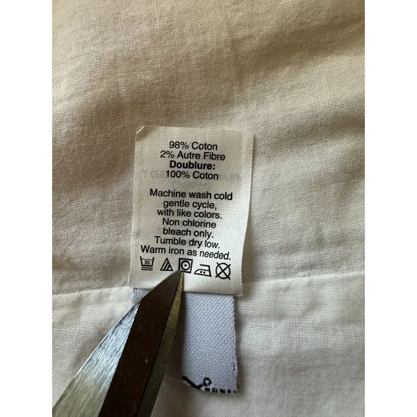 J.Crew Pintuck mini dress in cotton poplin White 6 - Image 4