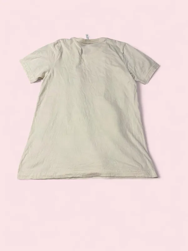 Bella Canvas Cream Tee with Red Script Heart - I’m yours - sorry no refunds - Image 2