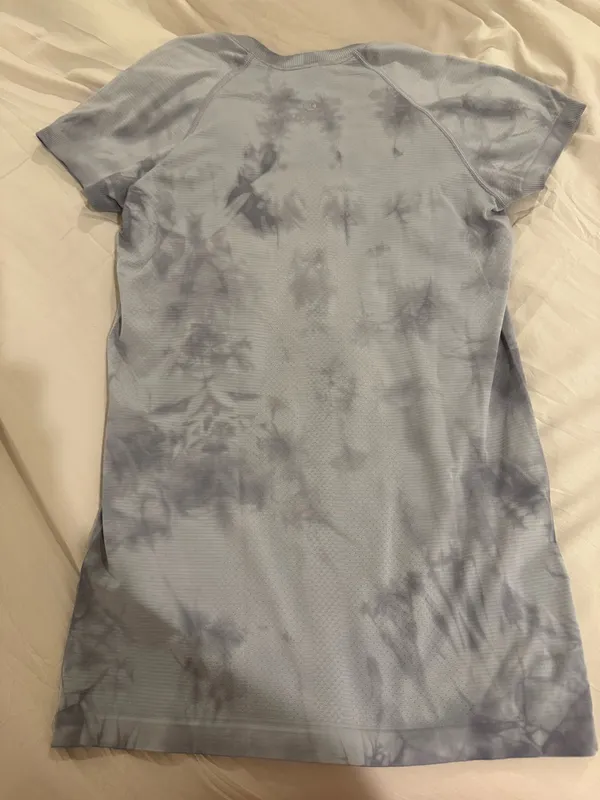 Grey Lululemon Swiftly Short Sleeve - Image 2