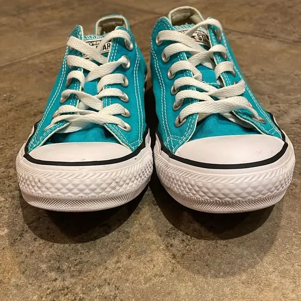 Converse Oxford Mediterranean Blue Low Top Sneakers Unisex M5 W7 144810F - Image 10