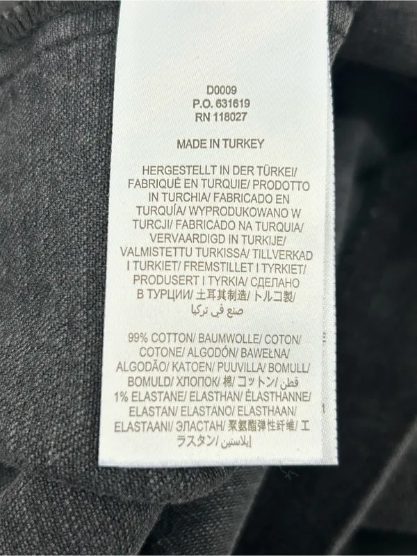 Boden Easy Overall Dress Washed Black Denim Size 4 - Image 11