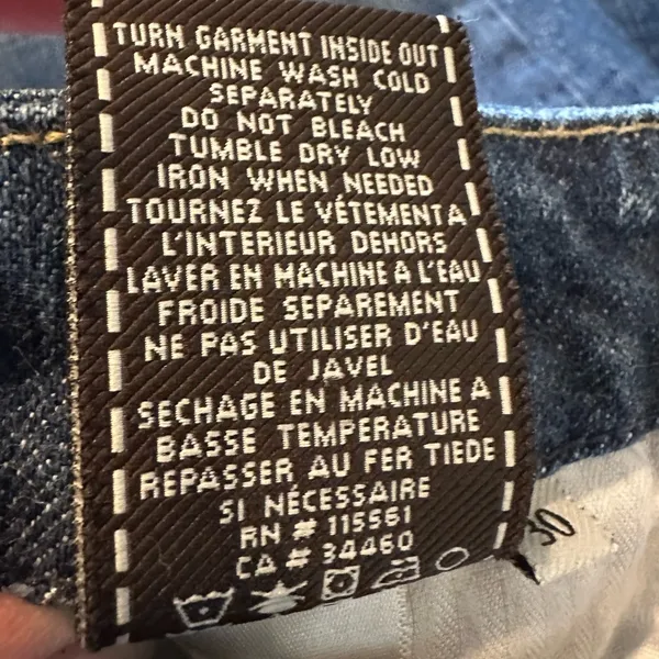 7 For All Mankind Jeans “A” Pocket Size 30 x 32 Stretch Flare Bootcut - Image 12