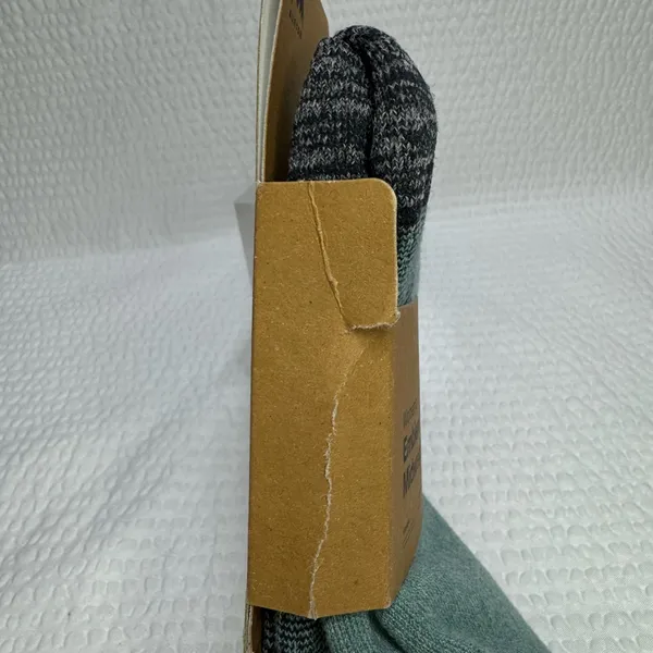 Burton Midweight Crew Socks - Green and Gray - Image 5