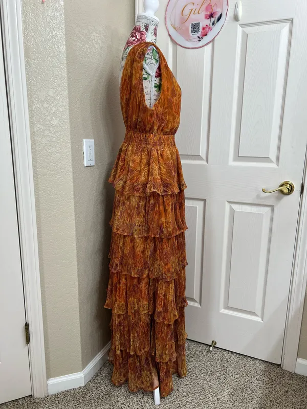 Flying Tomato Sleeveless Tiered Floral Maxi Dress - Image 3