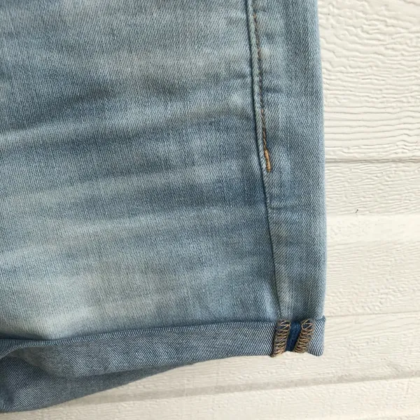 American Eagle Womens Shorts Denim Jean High Rise Roll Cuff Size 10 - Image 7