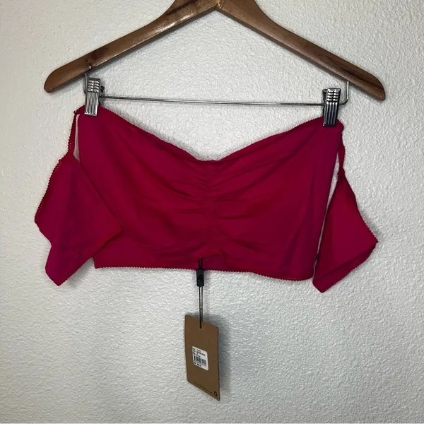 One Teaspoon Hot Pink Body Holster Cropped top NEW SMALL - Image 2