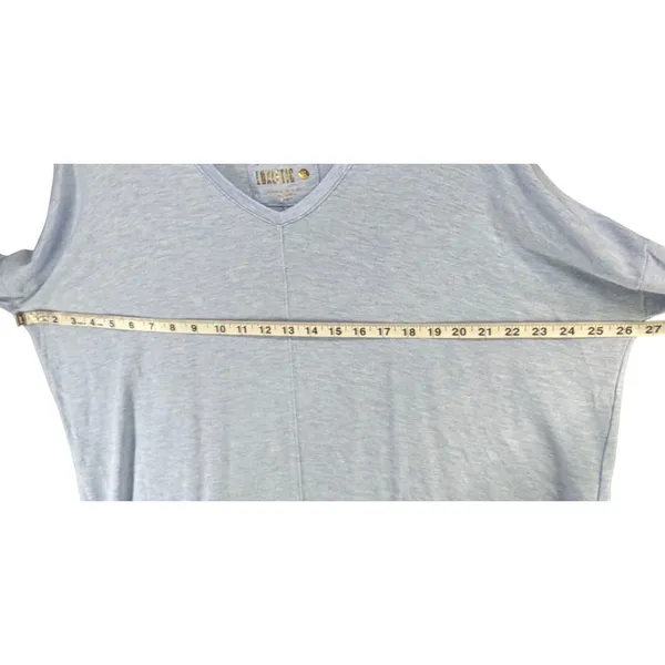 Lilly Pulitzer Luxletic Clifford Top S‎ Blue Drop Shoulder Lounge Relaxed Soft - Image 5