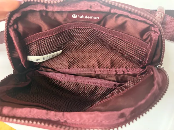 Lululemon Burgundy Belt Bag - Image 4